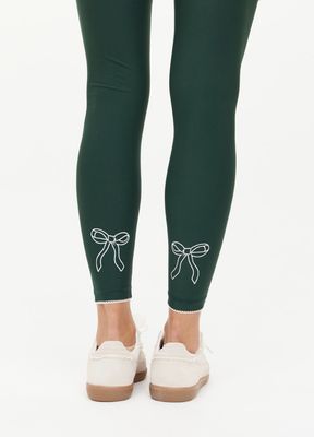 The Upside, RACQUET 25IN POCKET MIDI PANT, Racing Green