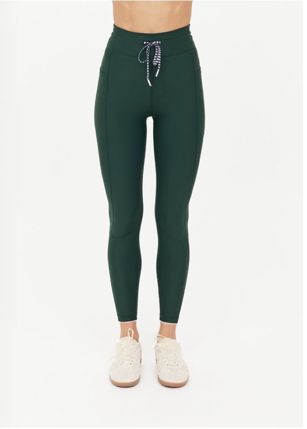 The Upside, RACQUET 25IN POCKET MIDI PANT, Racing Green