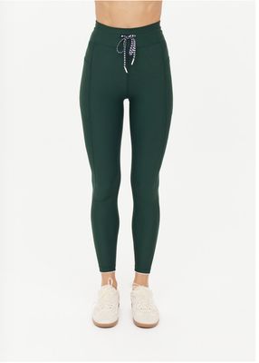 The Upside, RACQUET 25IN POCKET MIDI PANT, Racing Green
