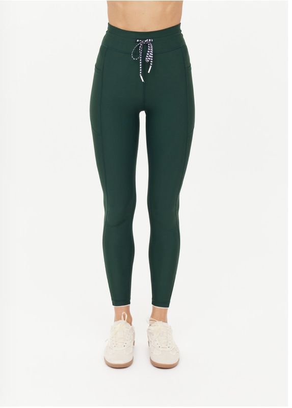 The Upside, RACQUET 25IN POCKET MIDI PANT, Racing Green