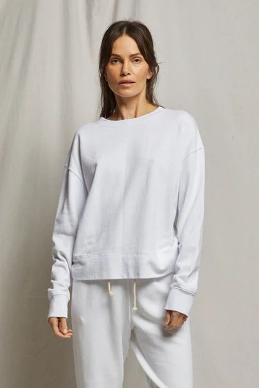 Perfect White Tee, Tyler French Terry Sweatshirt