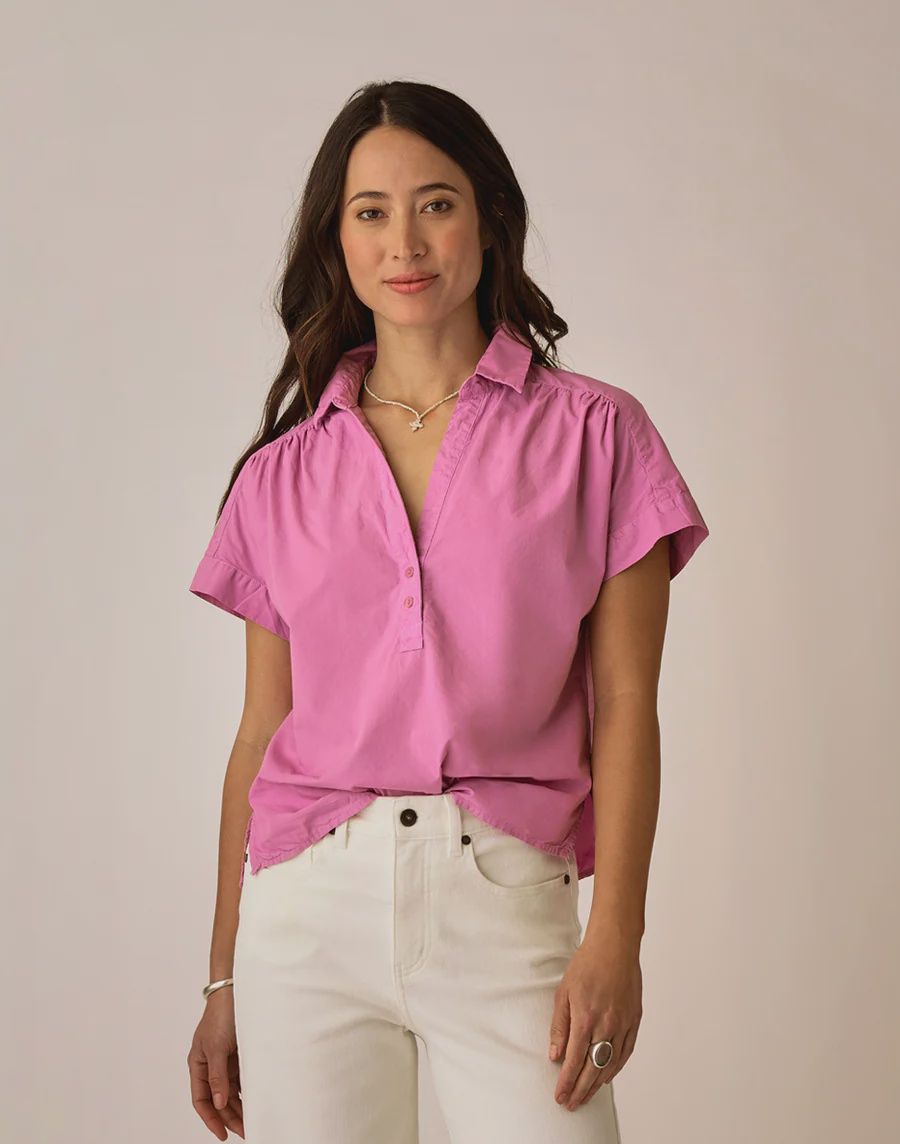 Carve Designs, Elliott Voile Top, Violet