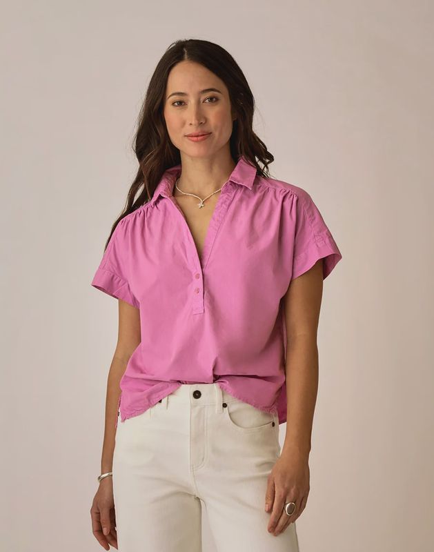 Carve Designs, Elliott Voile Top, Violet