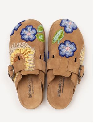 Laid Back London, Drift French Knot, Mustard Suede