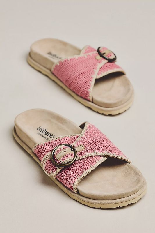 Laid Back London, Reef Sandal, Sand Suede