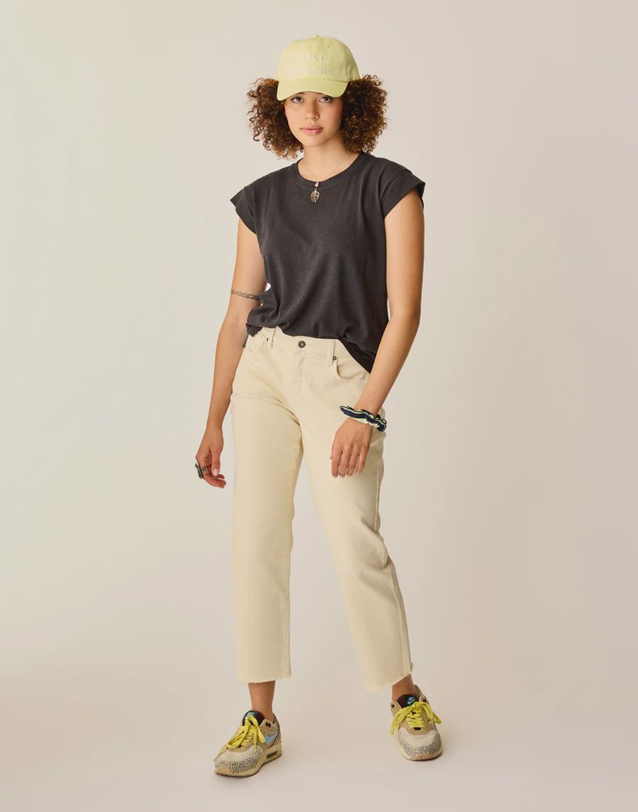 Carve Designs, Austin Crop Jean, Ecru