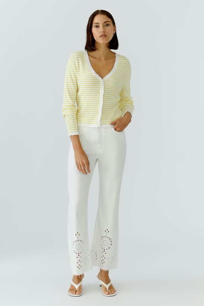 Oui, 97478, Jeans, Optic White