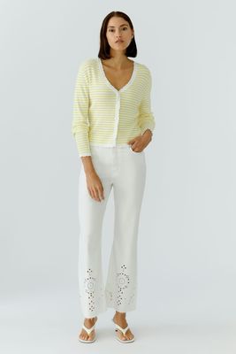 Oui, 97478, Jeans, Optic White