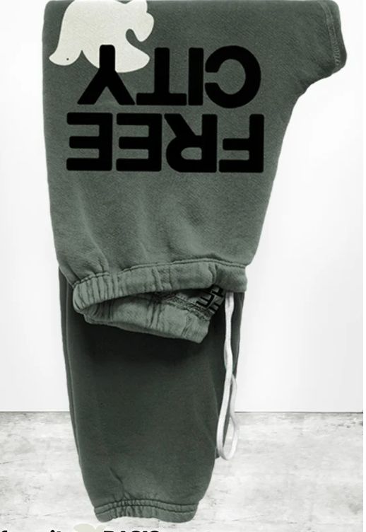 Free City, Original Sweatpant, Supergreen/Cream