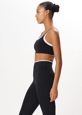 Splits59, Elliah Double Layer Bra, Black/White