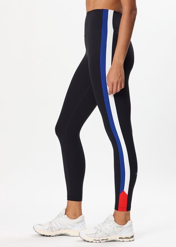 Splits59, Monah HW 7/8 Legging, Black/Cobalt