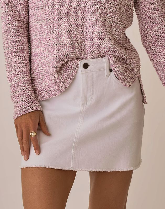 Carve Designs, Maui Skirt, White
