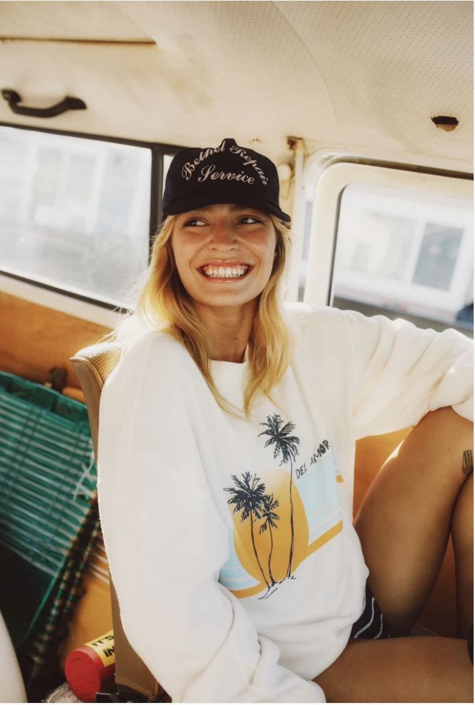 All Time Favorite, Off Duty Sweatshirt, Bone / Del Amor