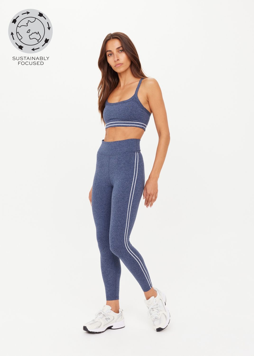The Upside, Bowery 25in Midi, Blue