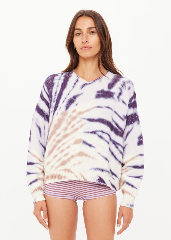 The Upside, WESTWOOD MILLIE KNIT SWEATER, Tie Dye