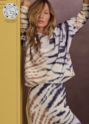 The Upside, WESTWOOD MILLIE KNIT SWEATER, Tie Dye