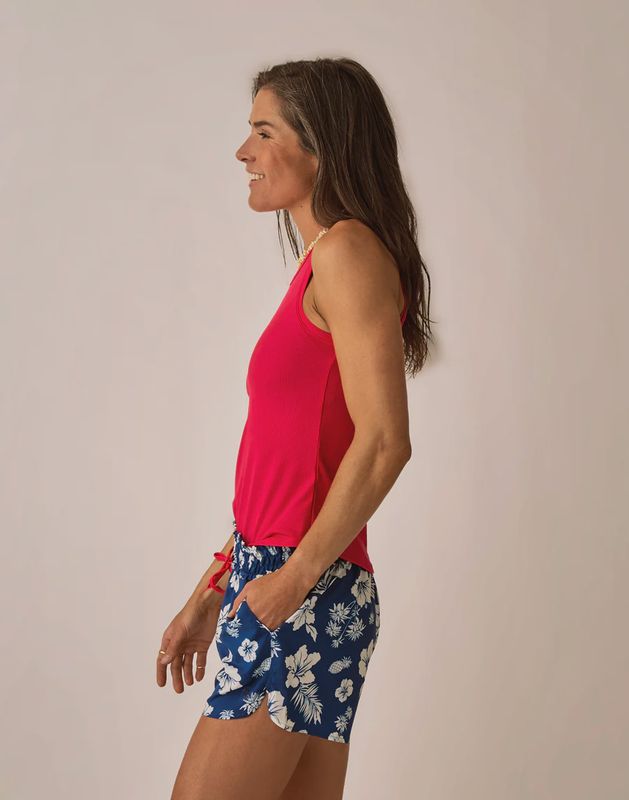 Carve Designs, Lyra Rib Tank, Watermelon