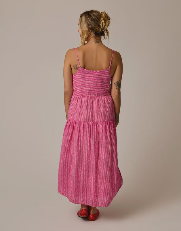 Carve Designs, Jacey Textured Dress, Watercolor Stripe