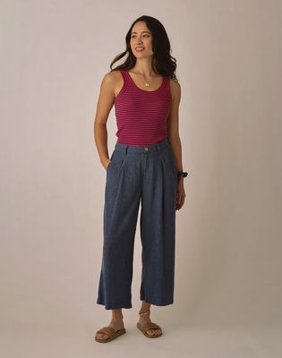 Carve Designs, Suki Linen Pant, Captain Chambray