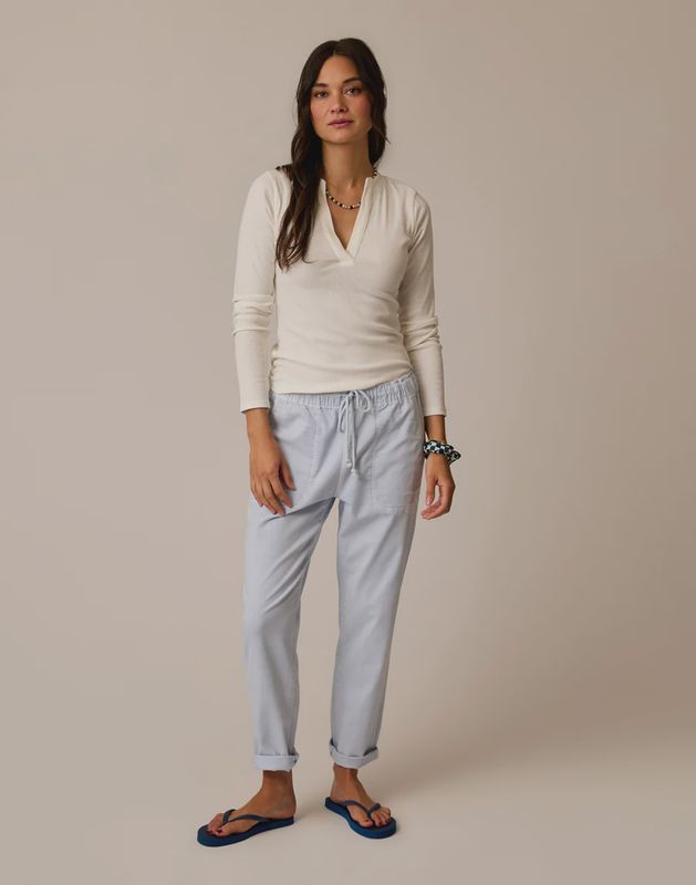 Carve Designs, Zoe Twill Pant, Arctic