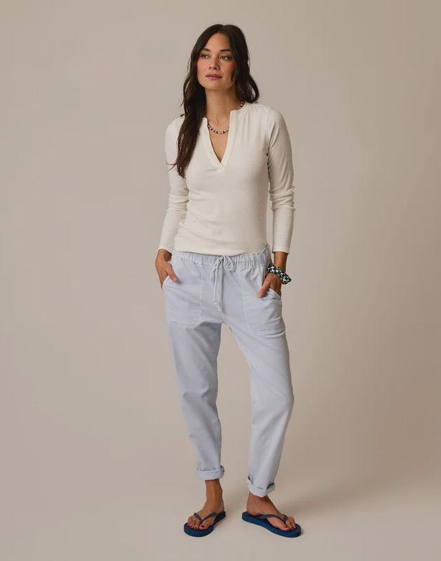 Carve Designs, Zoe Twill Pant, Arctic
