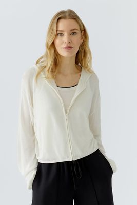 Oui, 97895, Cardigan, Off White