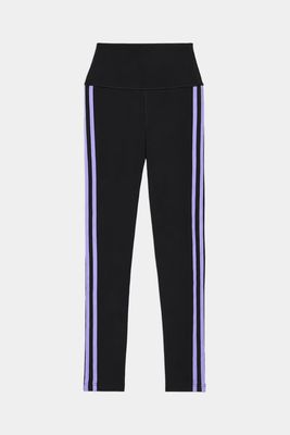 Splits59, Ella HW 7/8 Legging, Black/Purple Haze