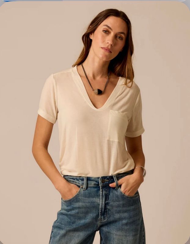 Carve Designs, Lea Tissue V-Neck Tee