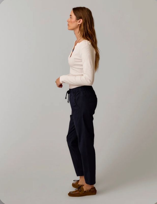 Carve Designs, Zoe Twill Pant, Dark Sapphire