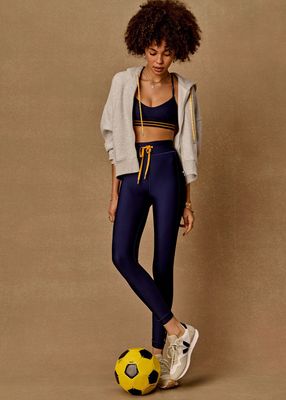The Upside, Salvador 25in Midi Pant, Navy