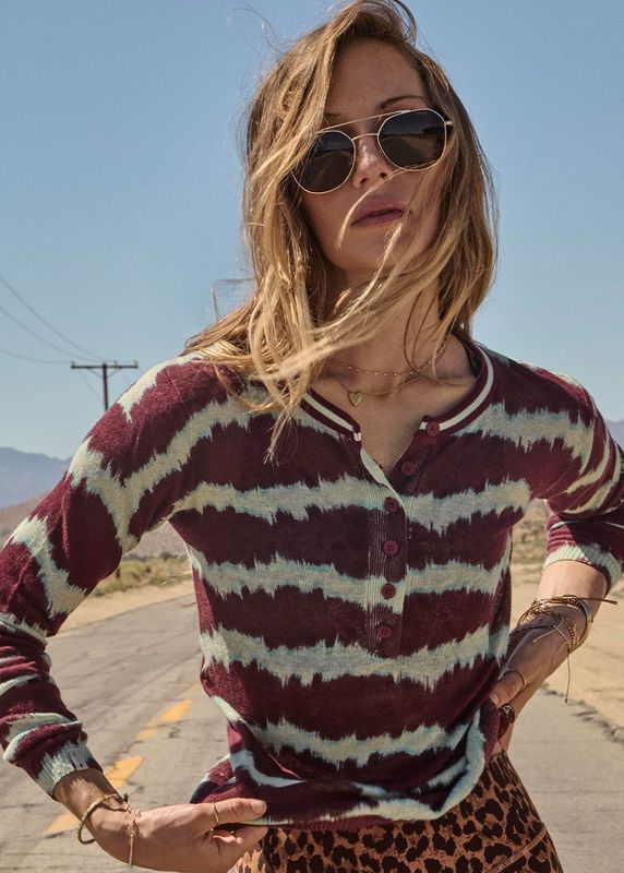 The Upside, Rio Eli Long Sleeve Knit, Tie Dye