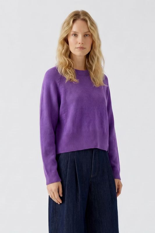 Oui, 98963, Pullover, Amaranth Purple