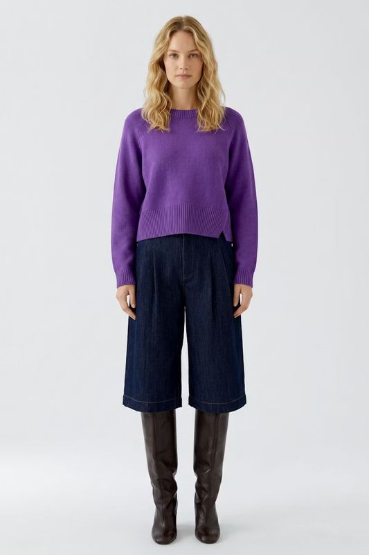 Oui, 98963, Pullover, Amaranth Purple
