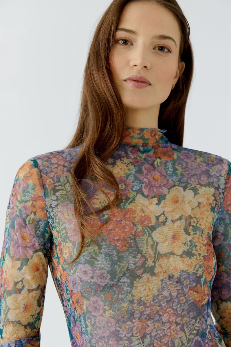 Oui, 99052, Tee, Lilac Yellow