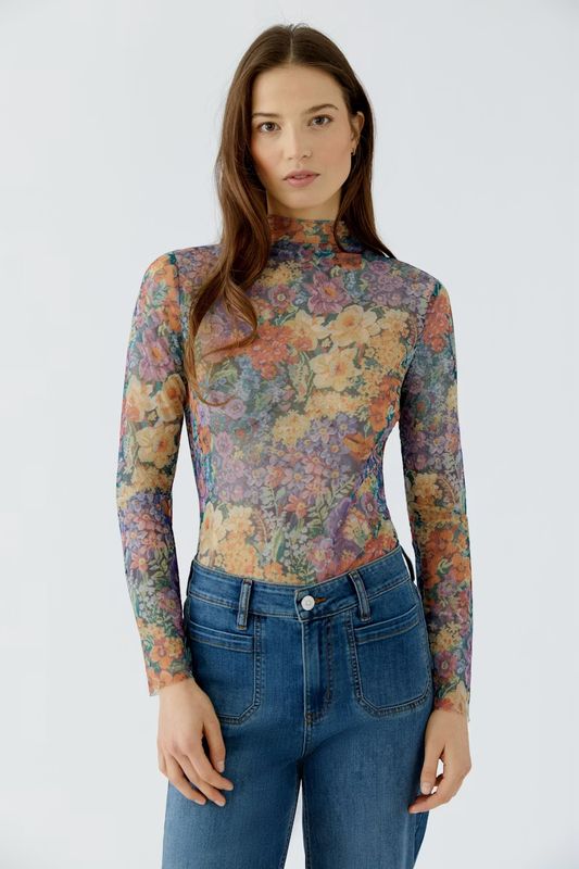 Oui, 99052, Tee, Lilac Yellow