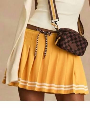 The Upside, Prix Quinny Pleated Skort, Mimosa