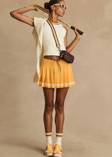 The Upside, Prix Quinny Pleated Skort, Mimosa