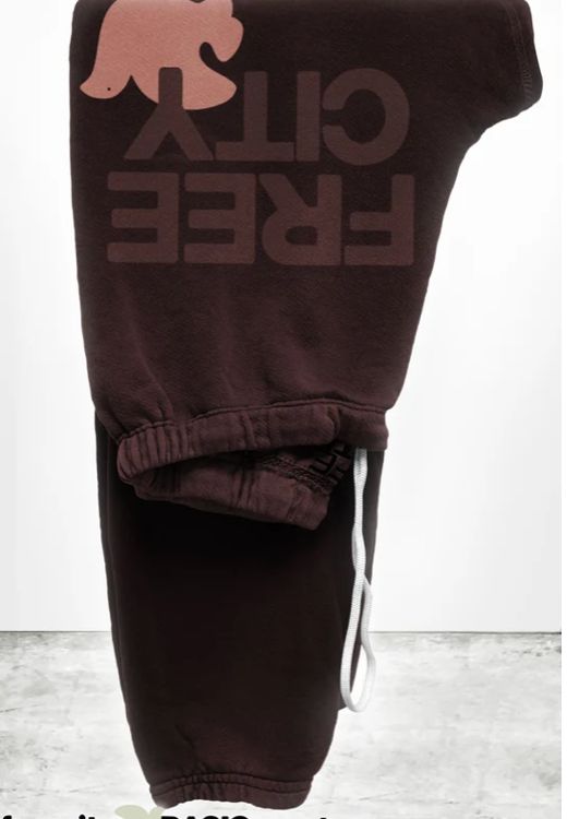 Free City Original Sweatpant, Chocolate Rabbit