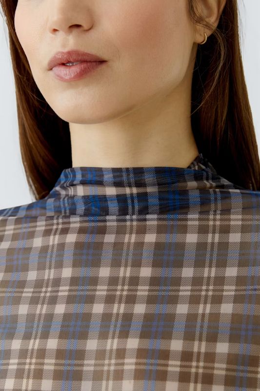 Oui, 99052, Layering Tee, Dark Blue Camel