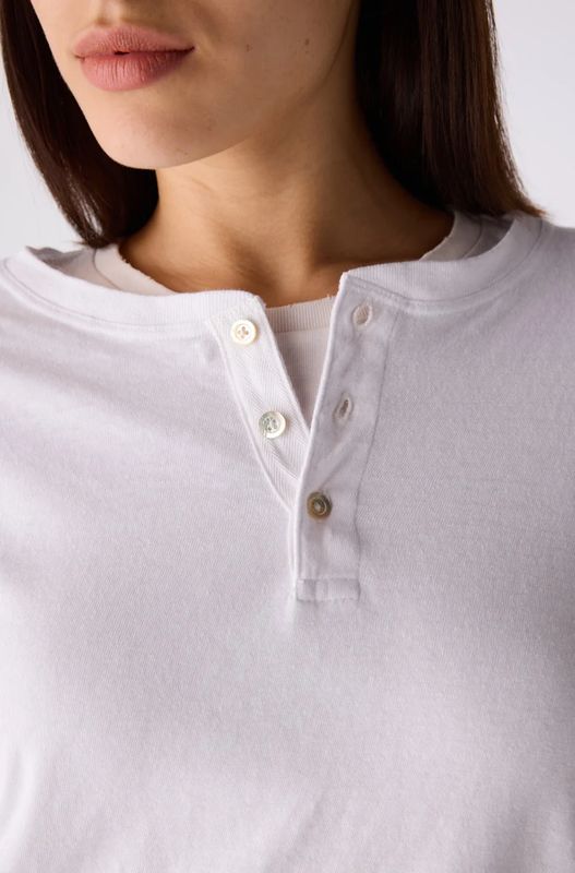 AMO Denim, Faye Henley, White