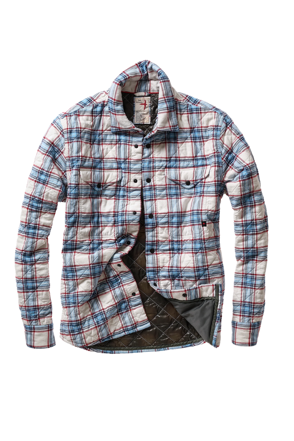 Relwen, Quilted Flannel Shirt Jacket