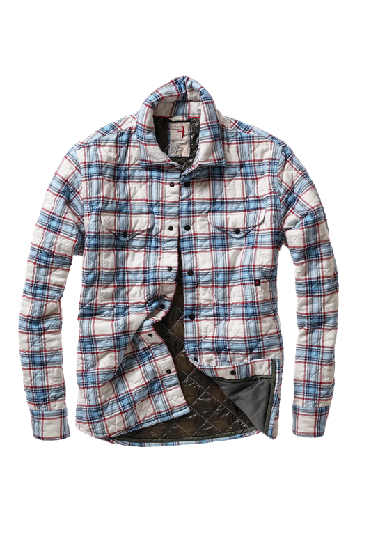 Relwen, Quilted Flannel Shirt Jacket