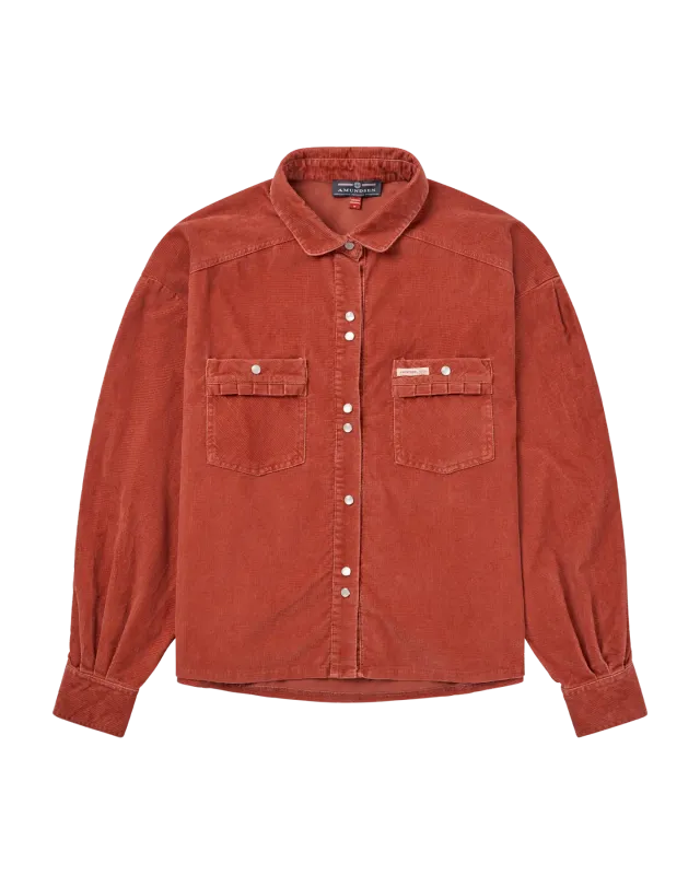 Amundsen, WILD VELVET SHIRT, WOMENS