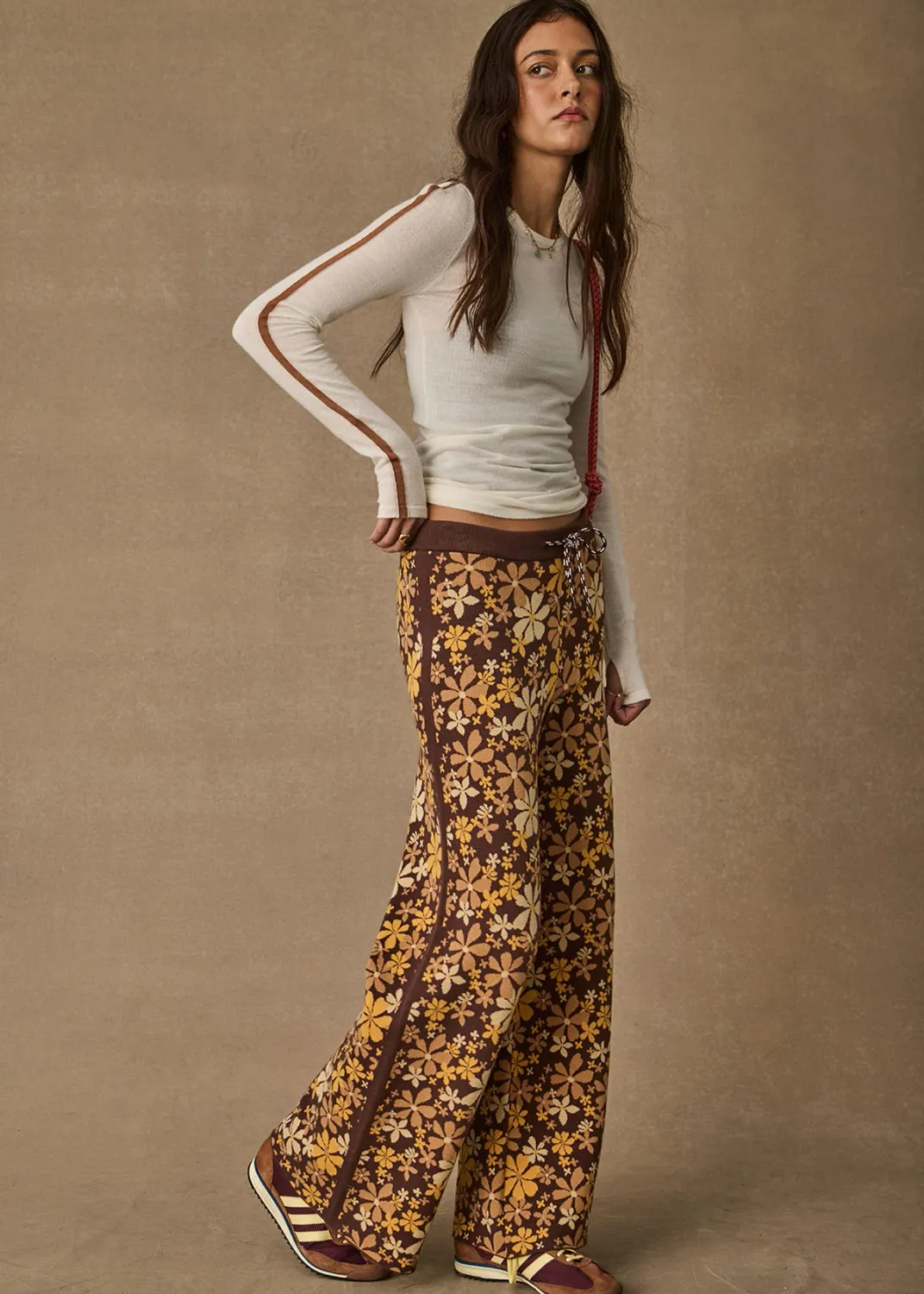 The Upside, COPACABANA JUNIPER KNIT PANT, Floral