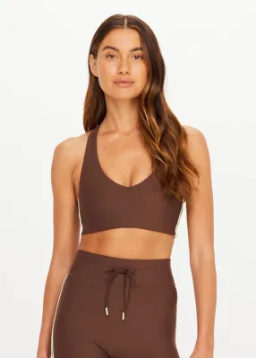 The Upside, DAYTONA JETTA RACERBACK BRA, Chocolate