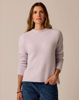 Carve Designs, Olivia Plush Sweater, Dark Dawn Birdseye