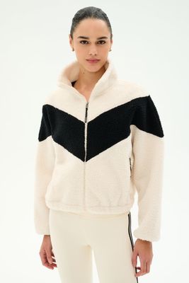 Splits59, Lottie Sherpa Jacket, Creme/Black