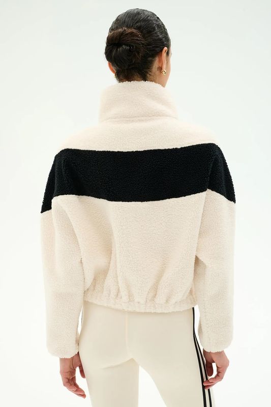 Splits59, Lottie Sherpa Jacket, Creme/Black