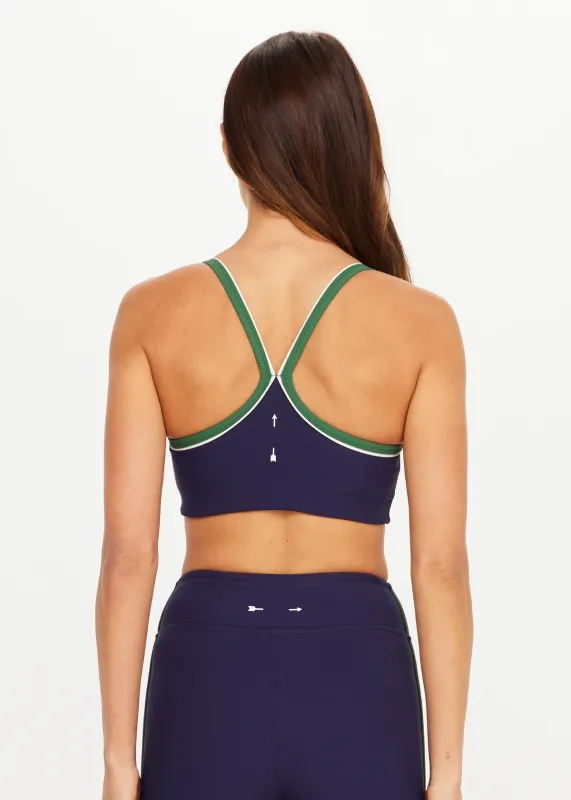 The Upside, RHYTHM FAYE RACERBACK BRA, Navy
