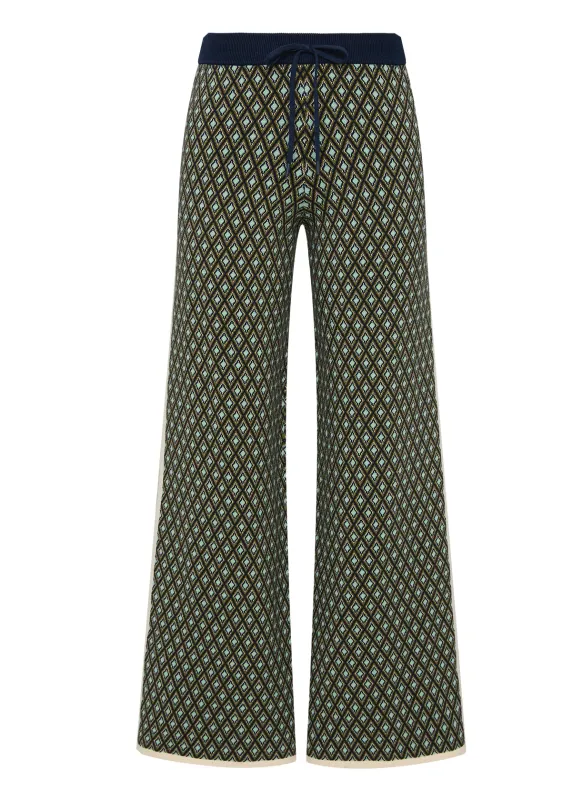 The Upside, VIVA JUNIPER KNIT PANT, GEO Print